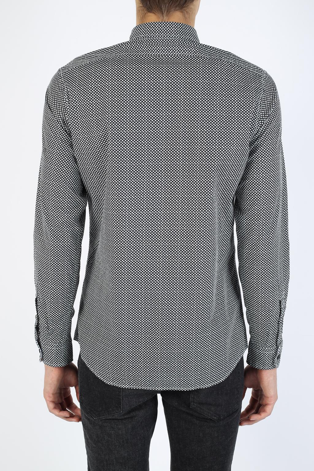 diesel patterned shirt