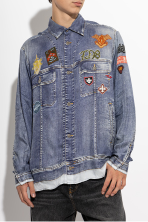 Diesel Koszula ‘S-SIMPLY-PATCH’