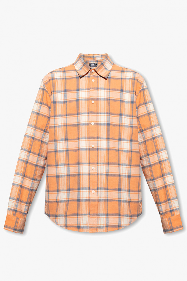 Diesel ‘S-UMBE’ checked mulher shirt
