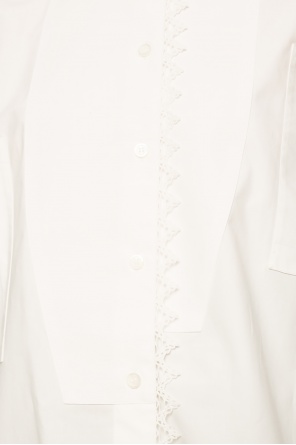 Loewe Asymmetrical shirt with logo