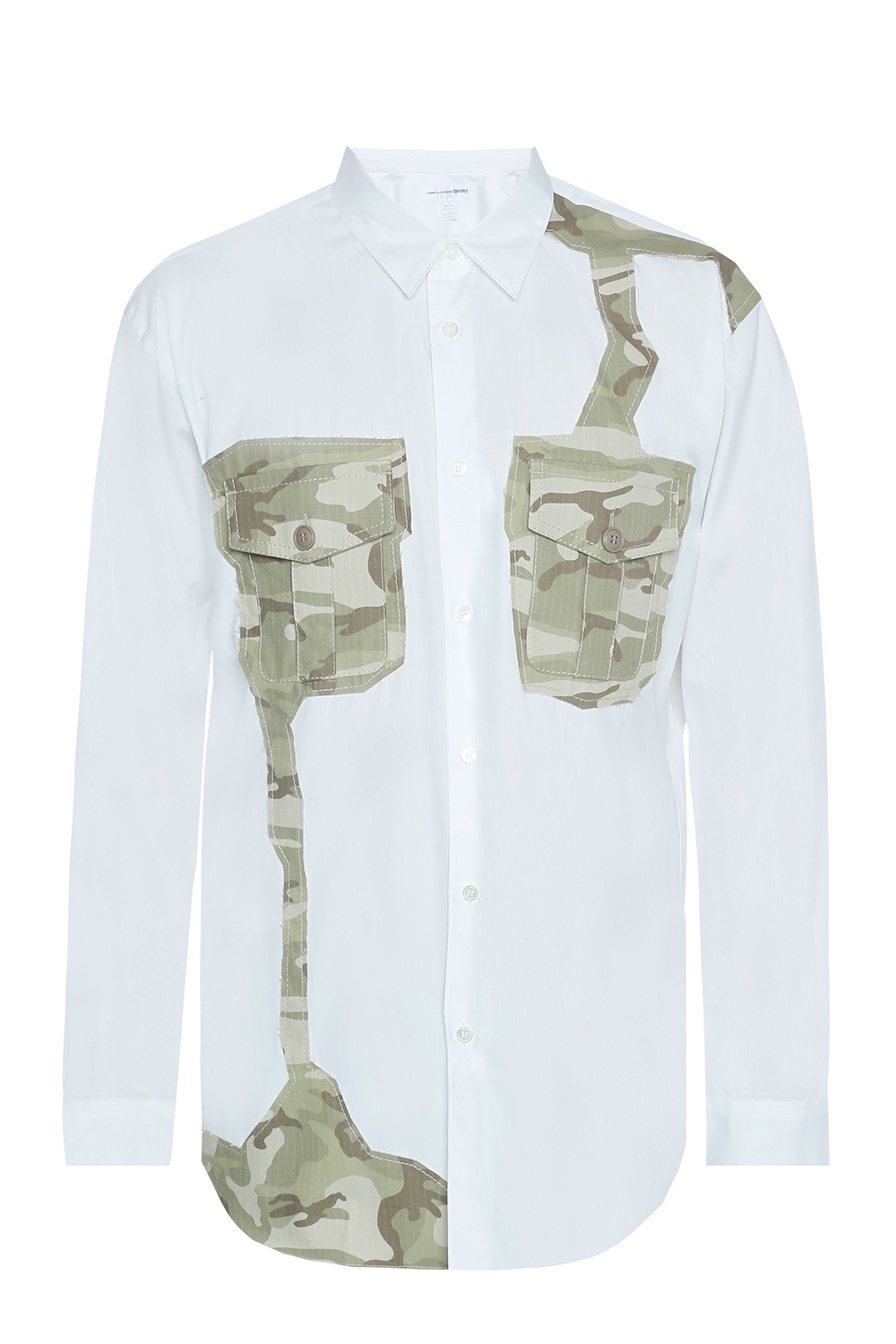 comme des garcons shirt camo