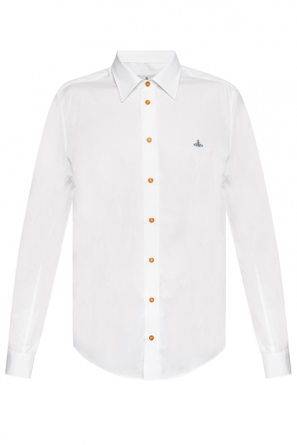 Vivienne Westwood Logo-embroidered shirt