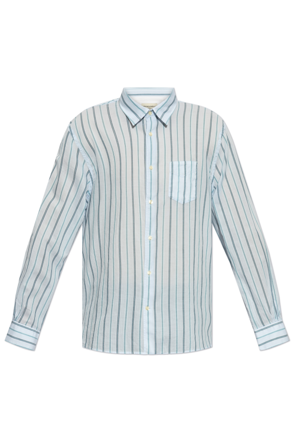 Officine Generale Shirt with striped pattern