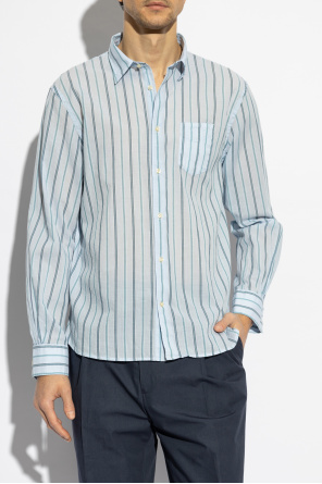 Officine Generale Shirt with striped pattern