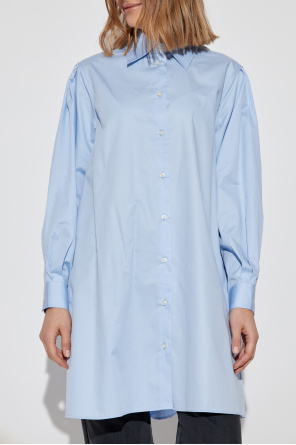 Officine Generale Langes Hemd in lockerer Passform