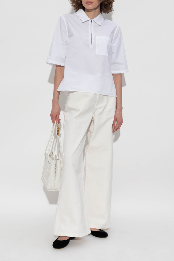 Officine Generale Camisa con bolsillo