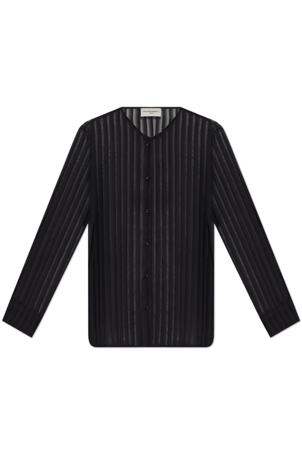 Officine Generale Koszula ze wzorem w pasy