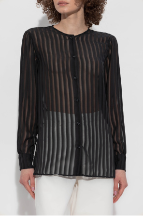 Officine Generale Koszula ze wzorem w pasy