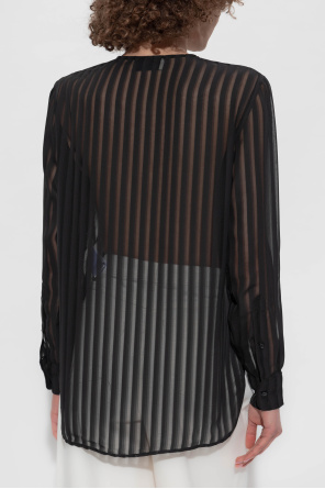 Officine Generale Koszula ze wzorem w pasy