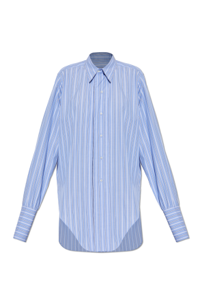 Shirt with striped pattern