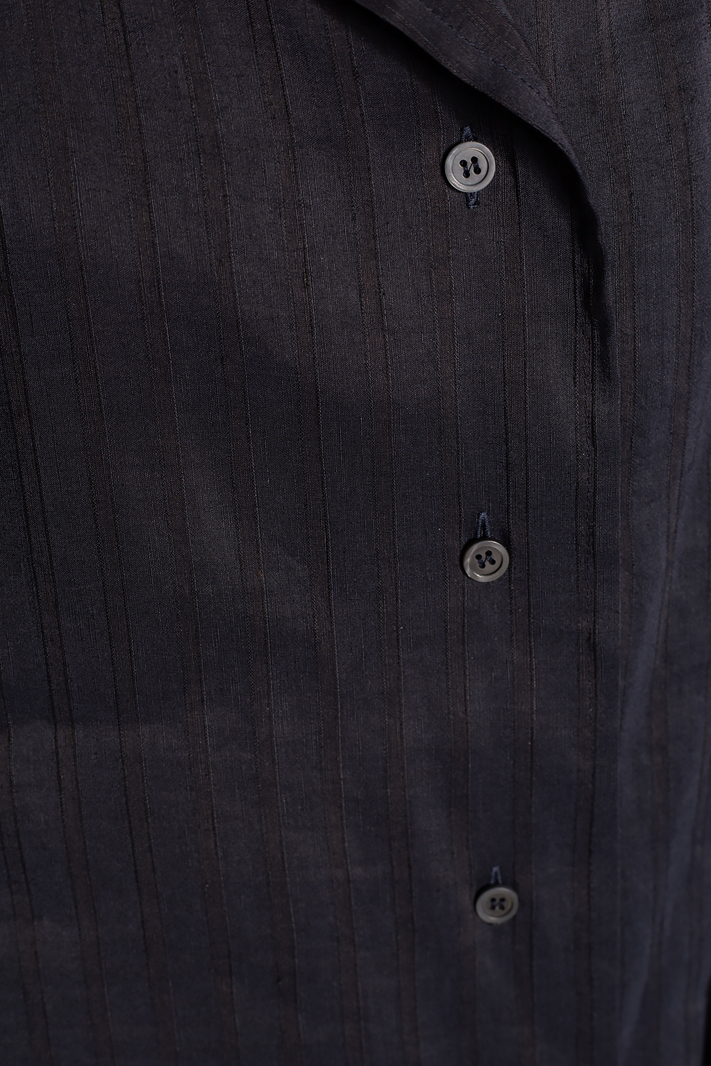 Louis Vuitton - Military Silk Shirt - Anthracite - Men - Size: L - Luxury