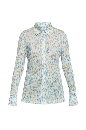 Shirt with floral motif