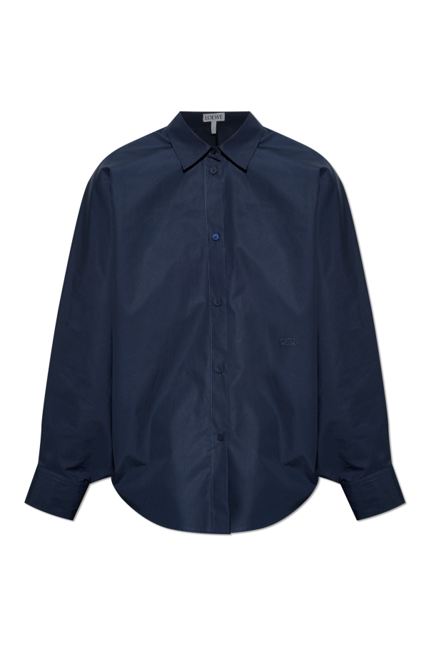 Shirt with embroidered logo od Loewe