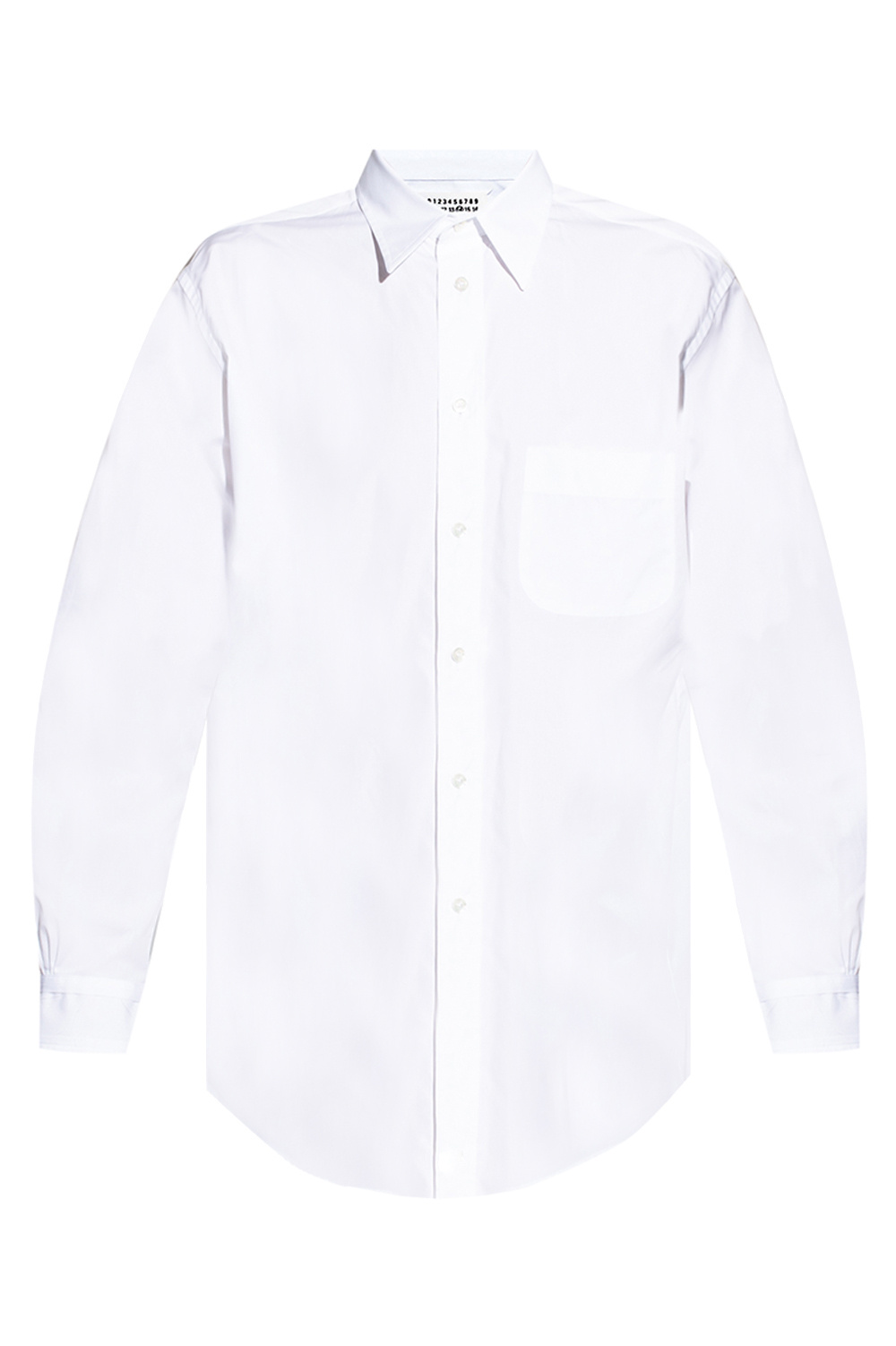 Maison Margiela V-back shirt Bianco