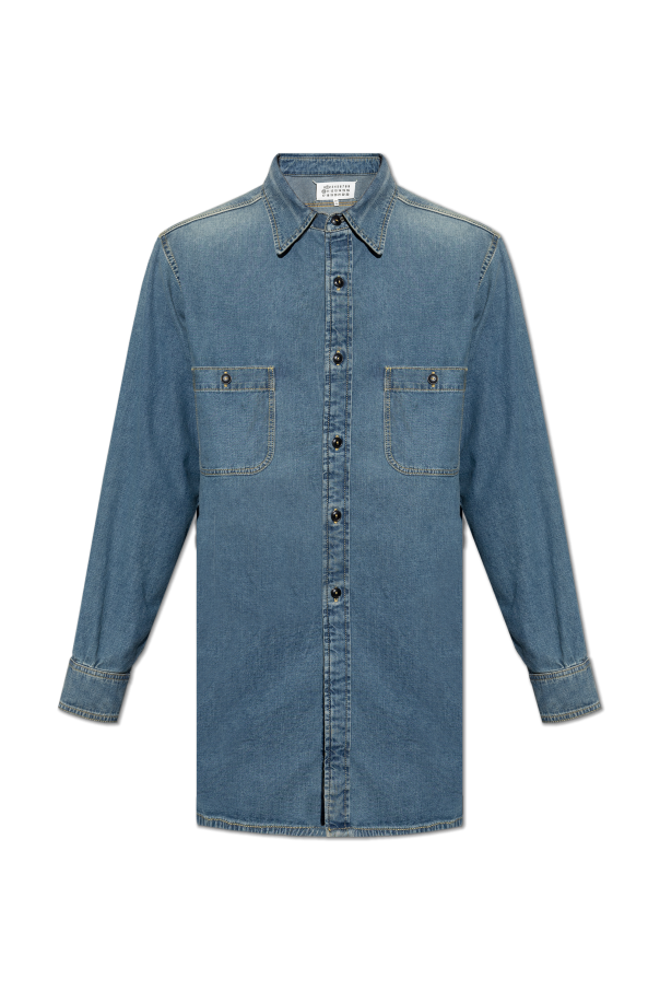 Maison Margiela Denim shirt with vintage effect