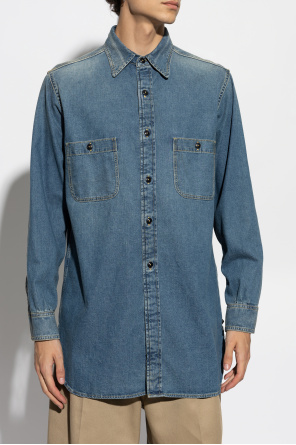 Maison Margiela Denim shirt with vintage effect