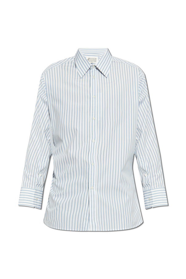 Maison Margiela Camisa con estampado de rayas