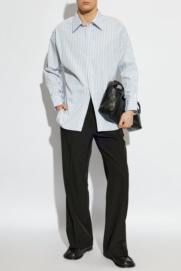 Maison Margiela Camisa con estampado de rayas