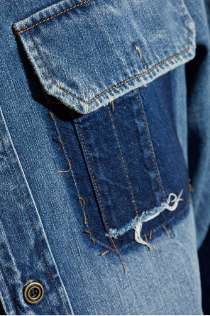 Maison Margiela Jeanshemd mit Vintage-Effekt
