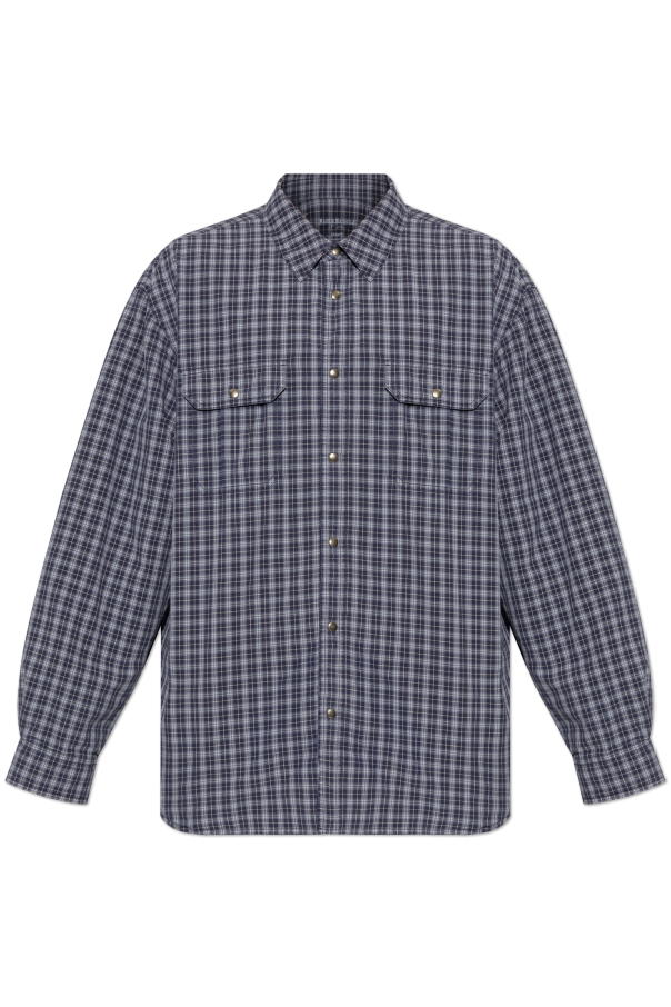 Maison Margiela Insulated jacket with plaid pattern