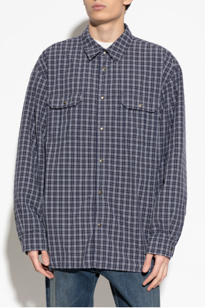 Maison Margiela Insulated jacket with plaid pattern