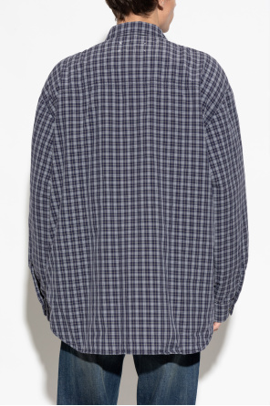 Maison Margiela Insulated jacket with plaid pattern