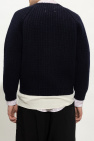 Maison Margiela NAVY BLUE Three-layer sweater