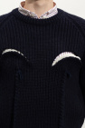 Maison Margiela NAVY BLUE Three-layer sweater