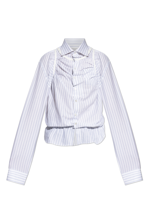 Maison Margiela Striped pattern shirt