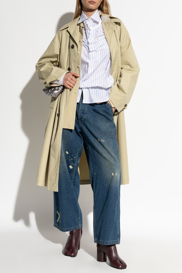 Maison Margiela Striped pattern shirt