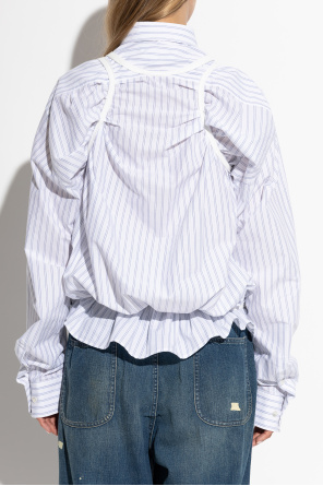 Maison Margiela Striped pattern shirt