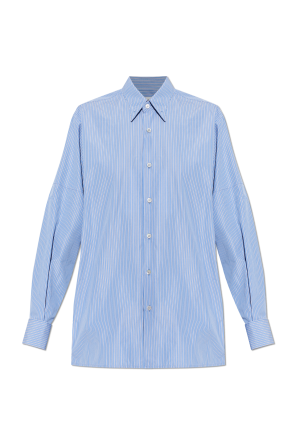Shirt with a stripe pattern