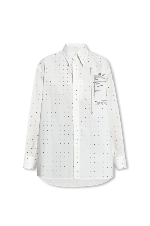 Billionaire embellished crest cotton T-shirt Bianco