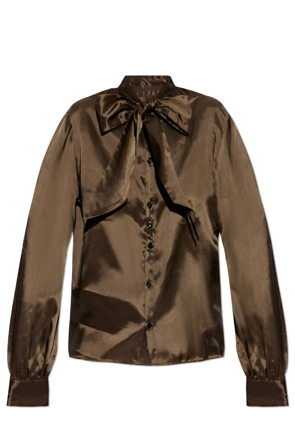 MM6 Maison Margiela Top con lazo