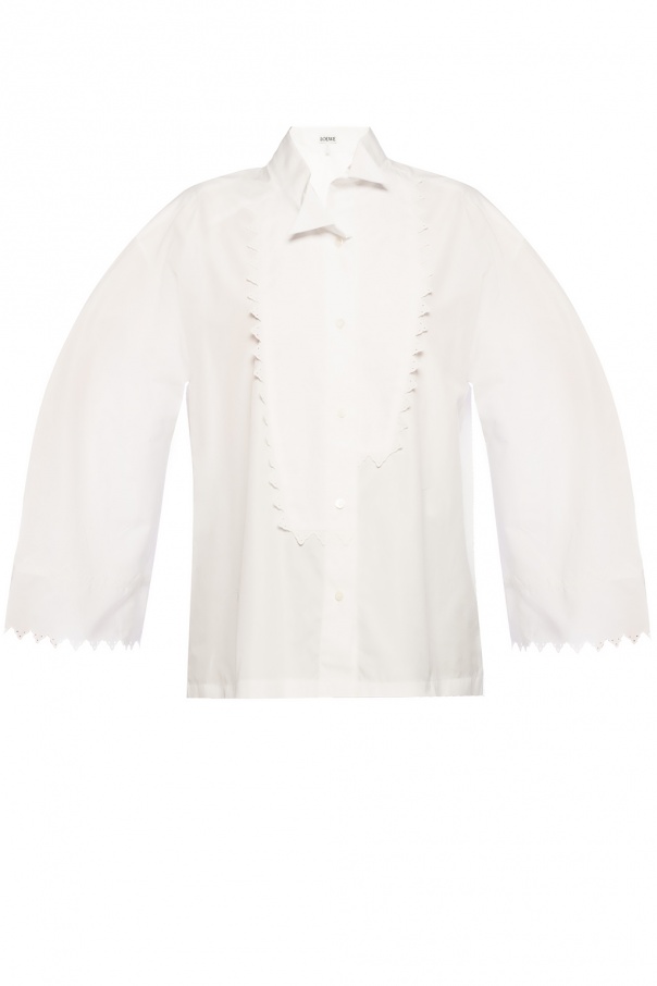 Loewe Asymmetrical shirt with logo