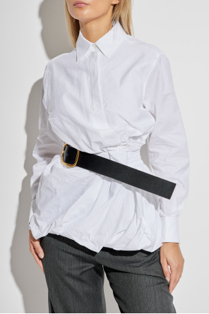 Loewe Ribbed shirt with belt