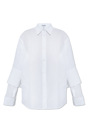 Shirt with double cuffs