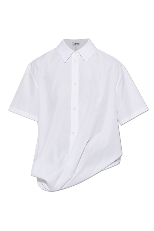 Asymmetric draped top od Loewe