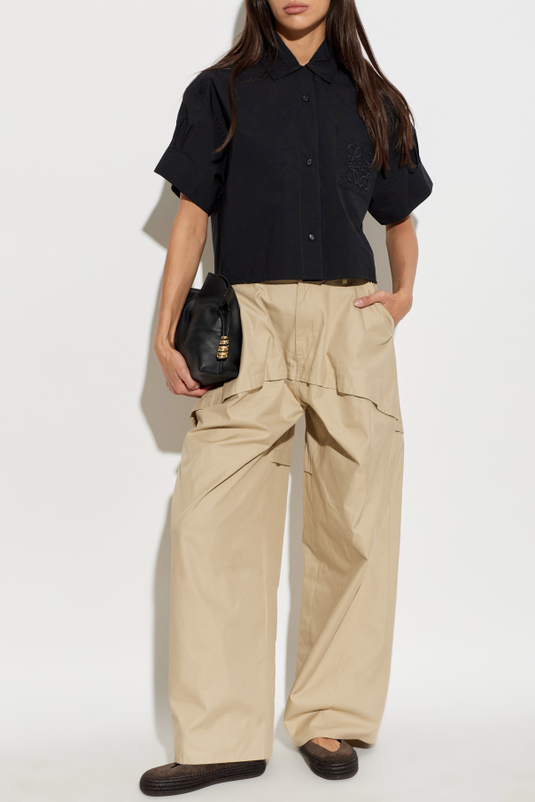 Loewe Camisa corta con bolsillo