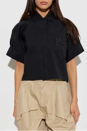 Loewe Camisa corta con bolsillo