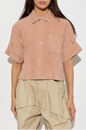 Loewe Suede short-sleeve shirt