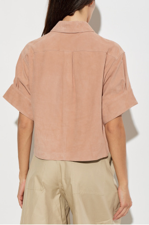 Loewe Suede short-sleeve shirt