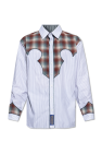 Maison Margiela MULTICOLOUR Shirt in contrasting fabrics