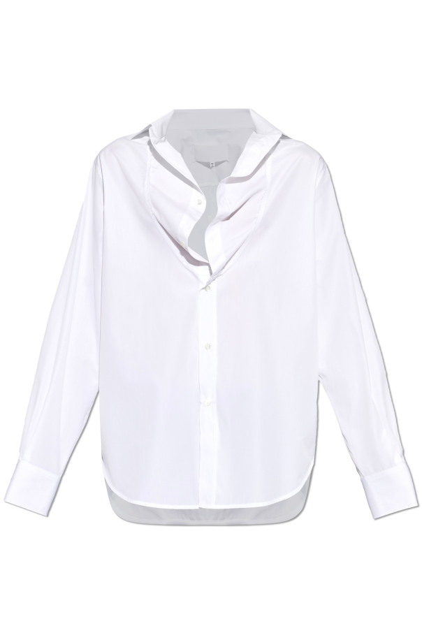 Oversize shirt with raw finish od Maison Margiela