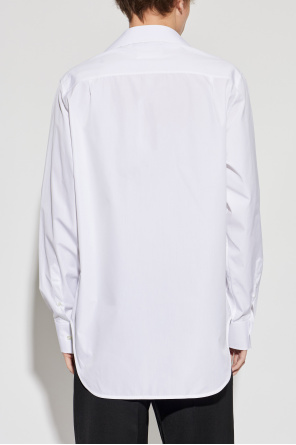 Maison Margiela Camisa tipo "oversize" con acabado en bruto