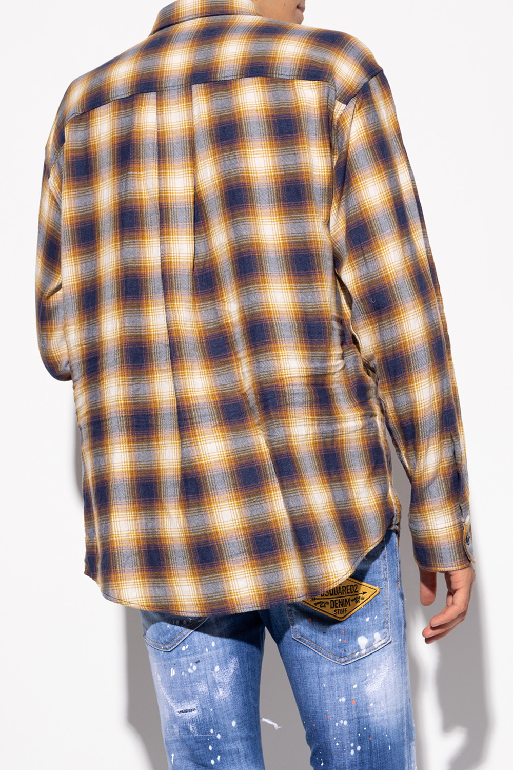 Dsquared2 Checked detail shirt