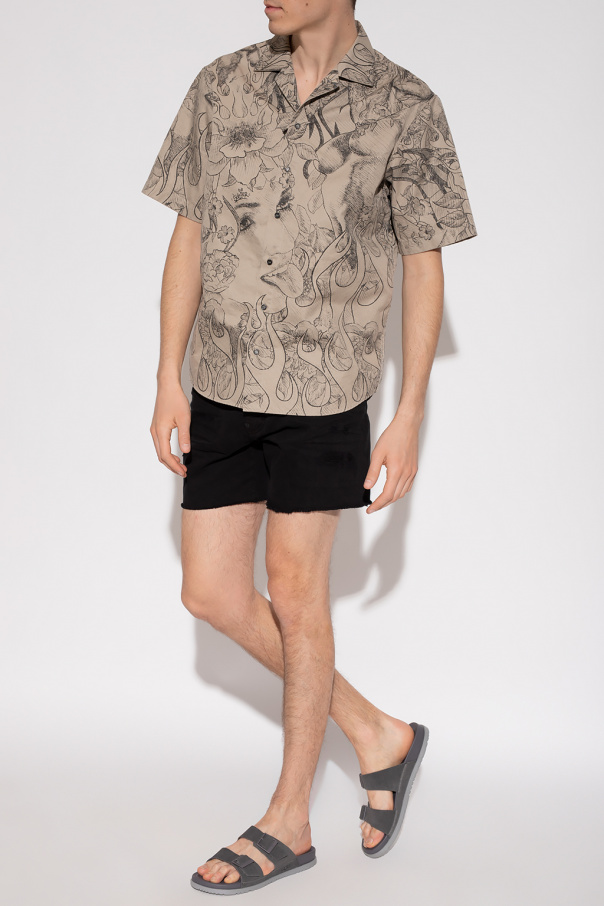 Dsquared2 Shirt with short goggle