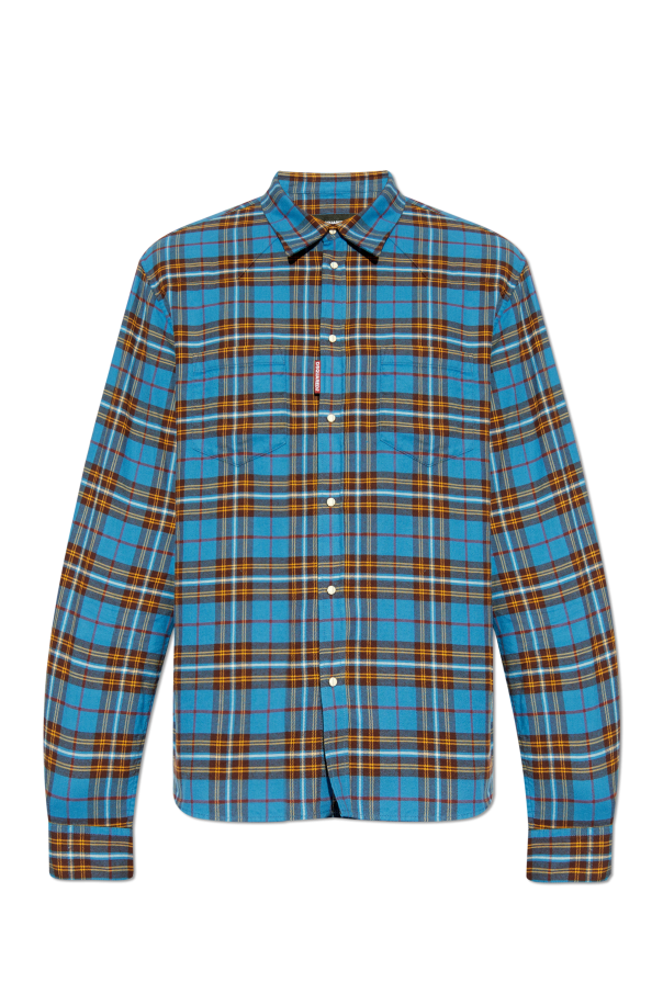 Dsquared2 Shirt with plaid pattern