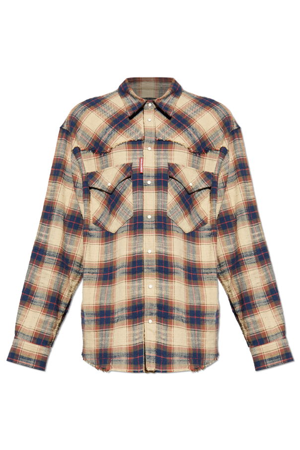 Cotton checked shirt od Dsquared2