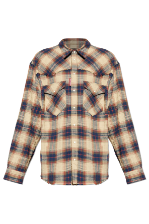 Cotton checked shirt